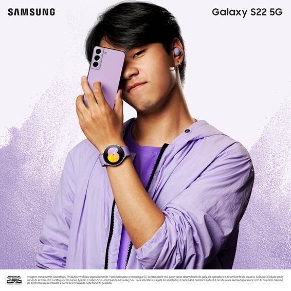 SAM, influenciadora digital da Samsung, lança sua página exclusiva
