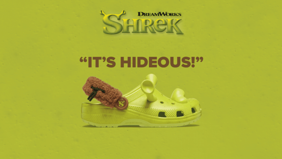 Crocs anuncia sandália de Shrek - EP GRUPO  Conteúdo - Mentoria - Eventos  - Marcas e Personagens - Brinquedo e Papelaria