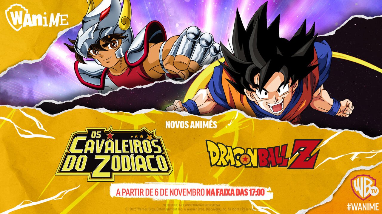 Dragon Ball Z' e 'Cavaleiros do Zodíaco' estreiam em novembro no Warner  Channel